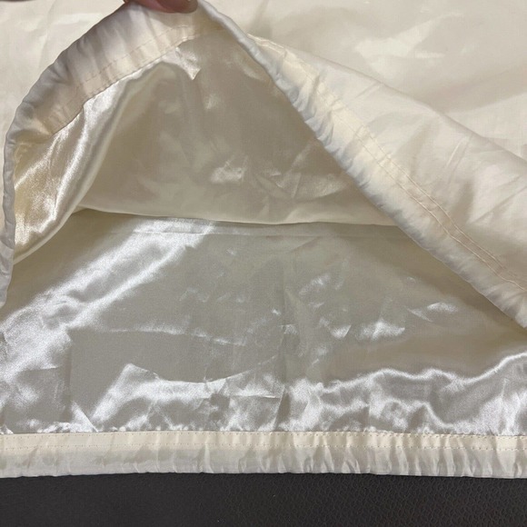 COACH Protective Dust Bag Dustbag Cover Ivory Sateen Brown Drawstring 23 x 19 FS - Picture 6 of 6